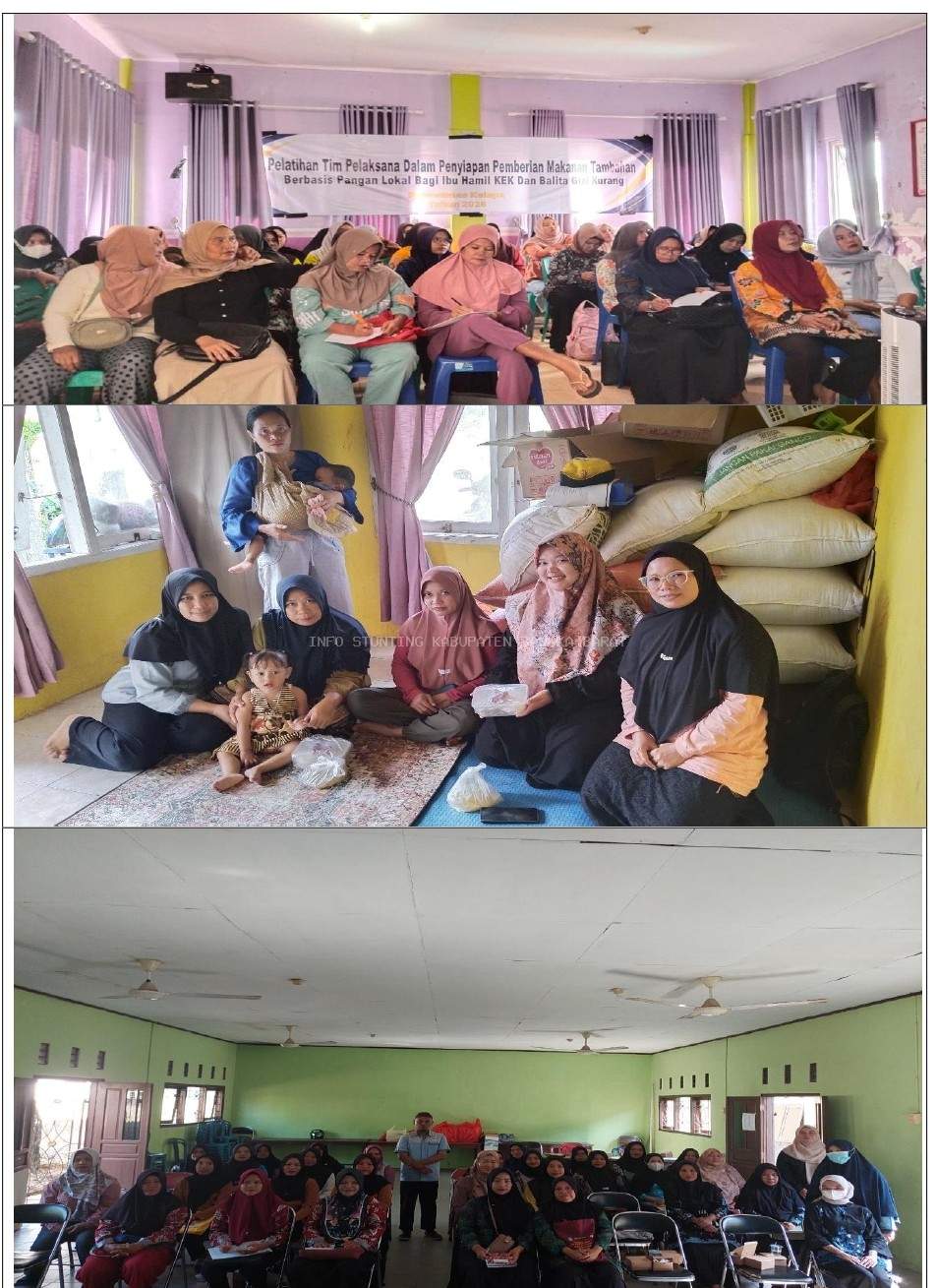Kegiatan Pemberian Makanan Tambahan Lokal untuk Balita Gizi Kurang dan Ibu hamil KEK di 8 Puskesmas  Dalam Upaya Percepatan Penurunan Stunting di Kabupaten Bangka Barat.